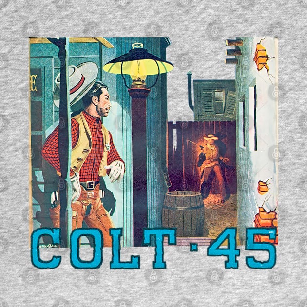 Colt 45 Buffalo Bill Western Cowboy Retro Comic by REVISTANGO